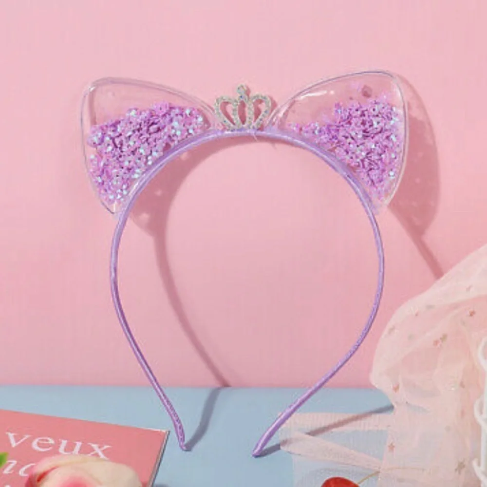 4- PCS CAT EARS HEADBANDS MULTICOLORS